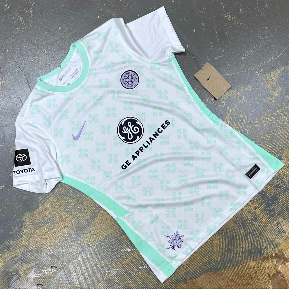 Nike Racing Louisville Women’s Soccer Jersey DV6904-101 Medium NWSL USWNT